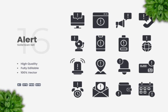Alert Icons Graphics: A Seller's Review for Commercial Use