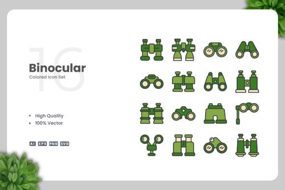Binocular Color Icons: A Review for Modern Graphics and Branding