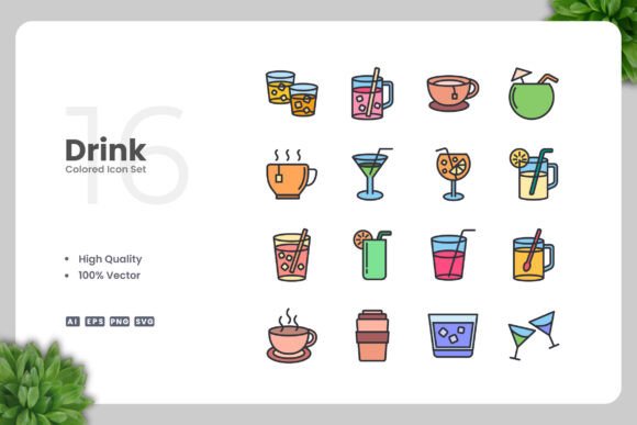Drink Color Icons: A Publisher's Review of Modern Graphics